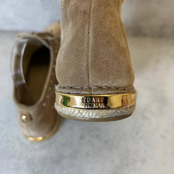 Stuart Weitzman | Brown The Mojave Espadrille Women’s Size 10 - Picture 5 of 7